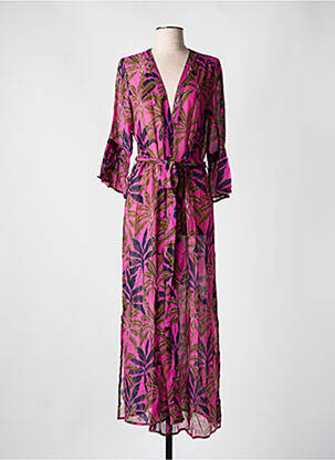 Kimono striukė išplatėję rankogaliai violetinis CYELL moteris