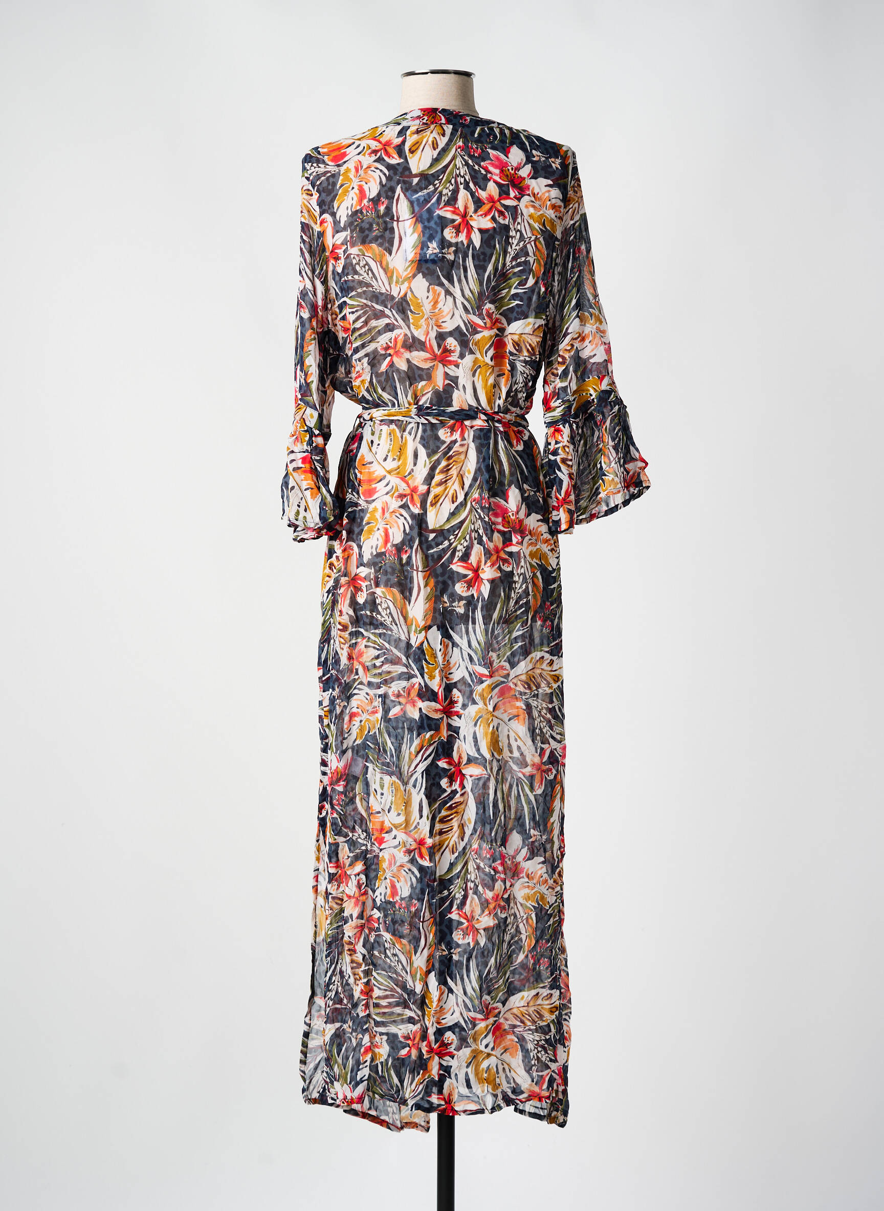Kimono striukė išplatėję rankogaliai juodas CYELL moteris