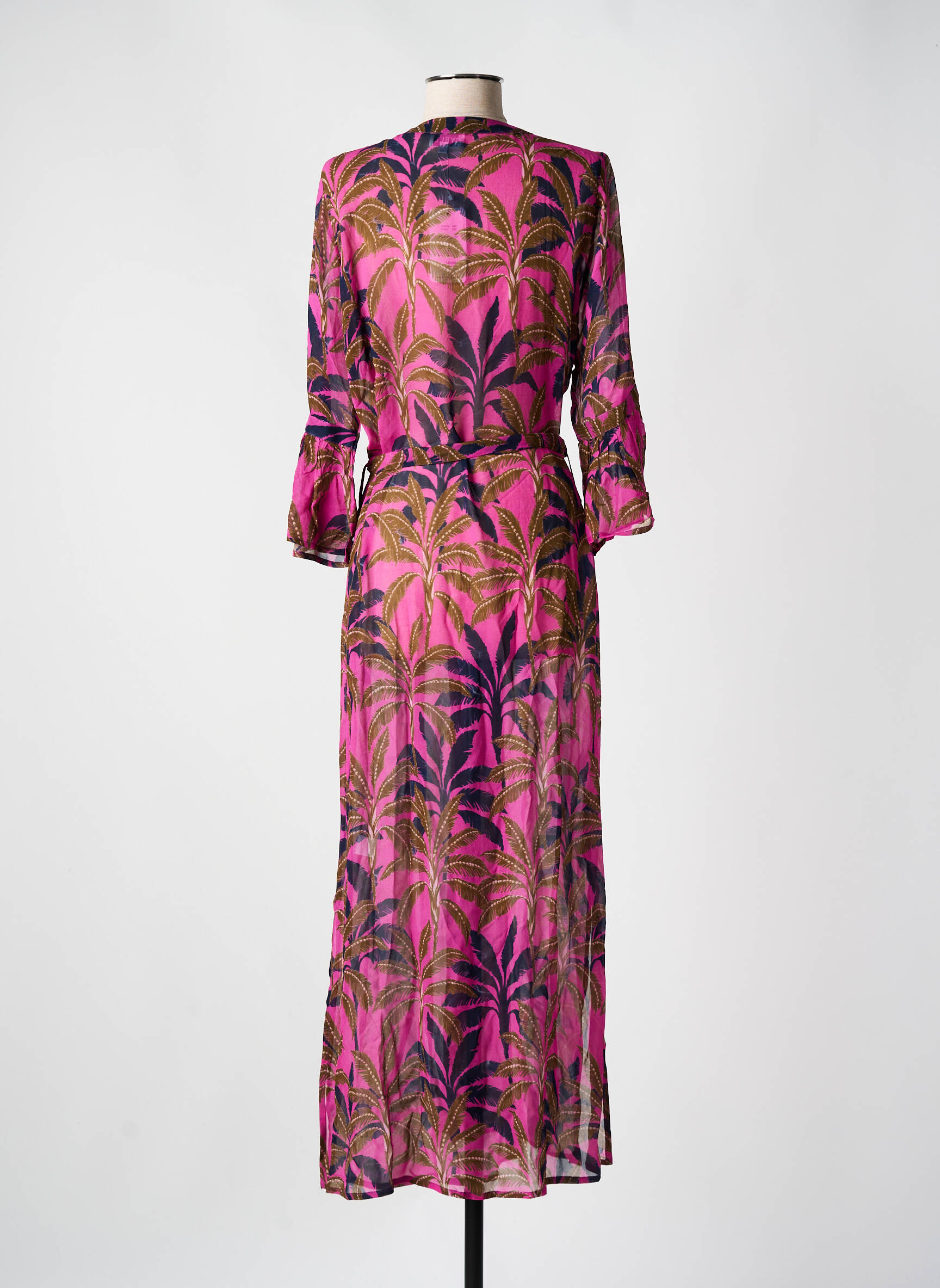 Kimono striukė fantazijos raštas violetinis CYELL moteris