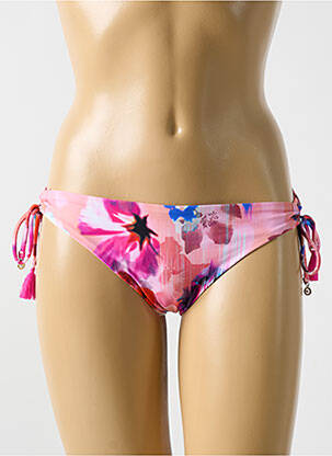 Maudymosi kelnaitės gėlių raštas bikini rožinė CYELL moteris