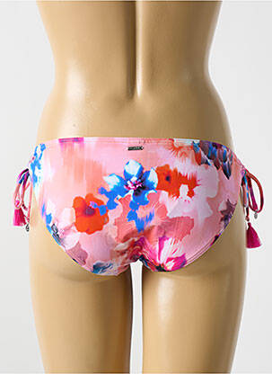 Maudymosi kelnaitės gėlių raštas bikini rožinė CYELL moteris