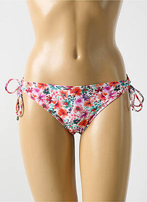 Maudymosi kelnaitės gėlių raštas bikini oranžinė CYELL moteris