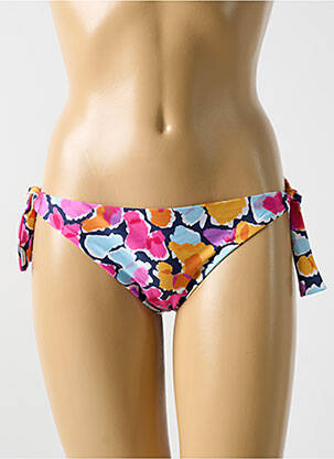 Maudymosi kelnaitės gėlių raštas bikini mėlyna CYELL moteris