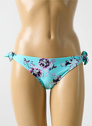 Maudymosi kelnaitės gėlių raštas bikini mėlyna CYELL moteris
