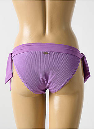 Maudymosi kelnaitės užsegimas su raišteliais bikini violetinis CYELL moteris