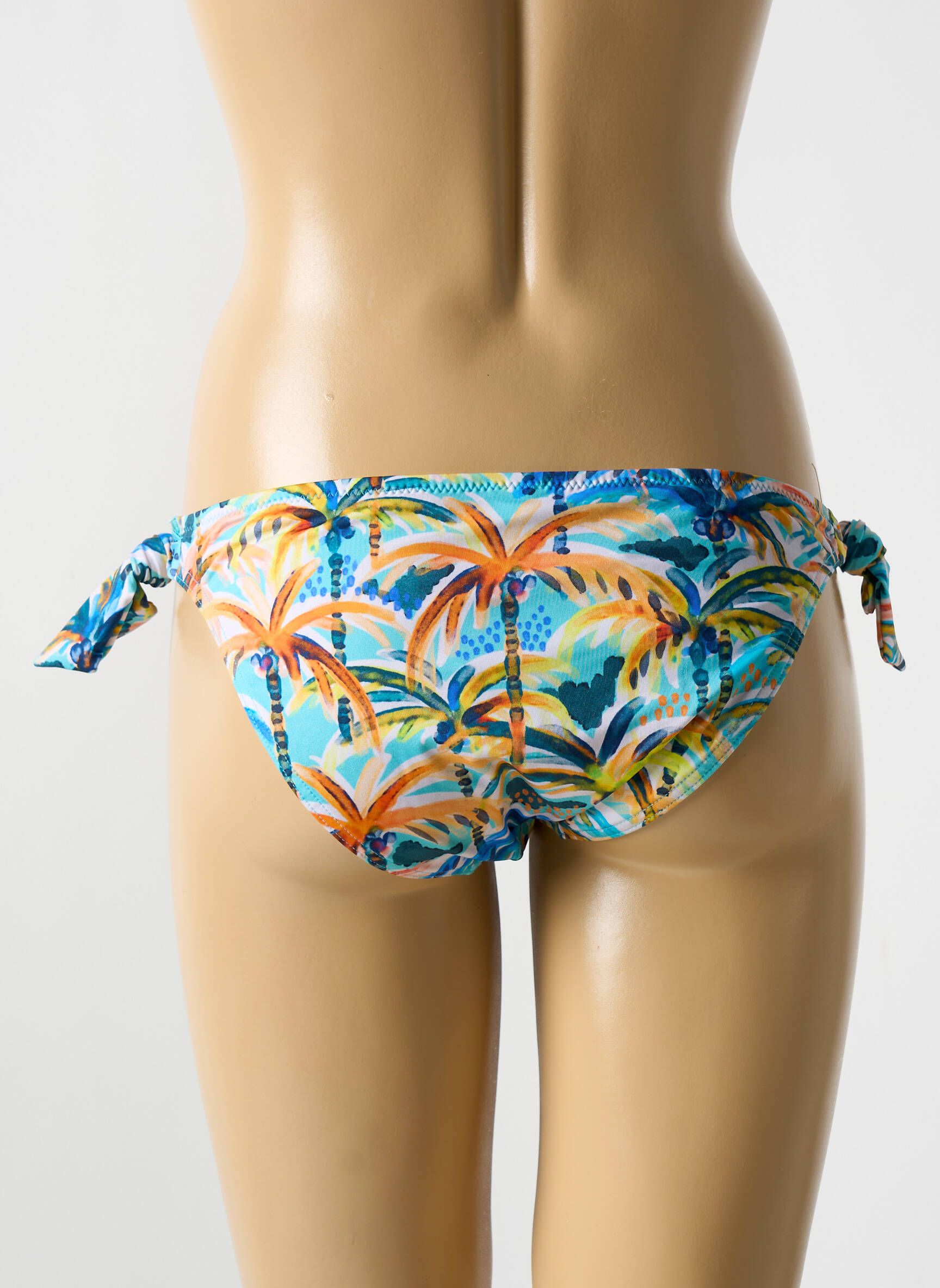 Maudymosi kelnaitės tiesioginis dažymas spausdinimas bikini mėlyna CYELL moteris