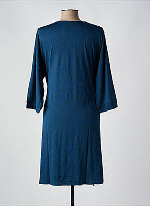 Naktinis drabužis užsegimas su raišteliais mėlyna ANTIGEL moteris