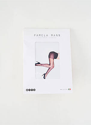 Kojinės fantazijos raštas juodas PAMELA MANN moteris