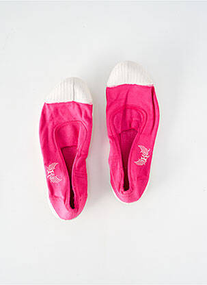 Slip-on batai apvalus mygtukas plokščias kulnas iki 3 cm rožinė KAPORAL moteris