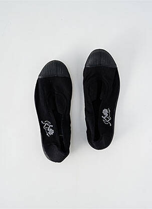 Slip-on batai apvalus mygtukas plokščias kulnas iki 3 cm juodas KAPORAL moteris