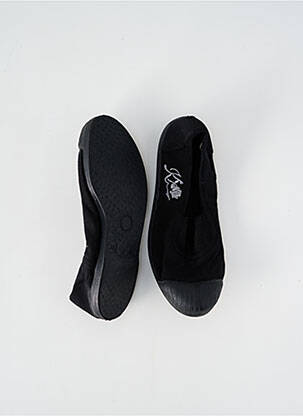 Slip-on batai apvalus mygtukas plokščias kulnas iki 3 cm juodas KAPORAL moteris