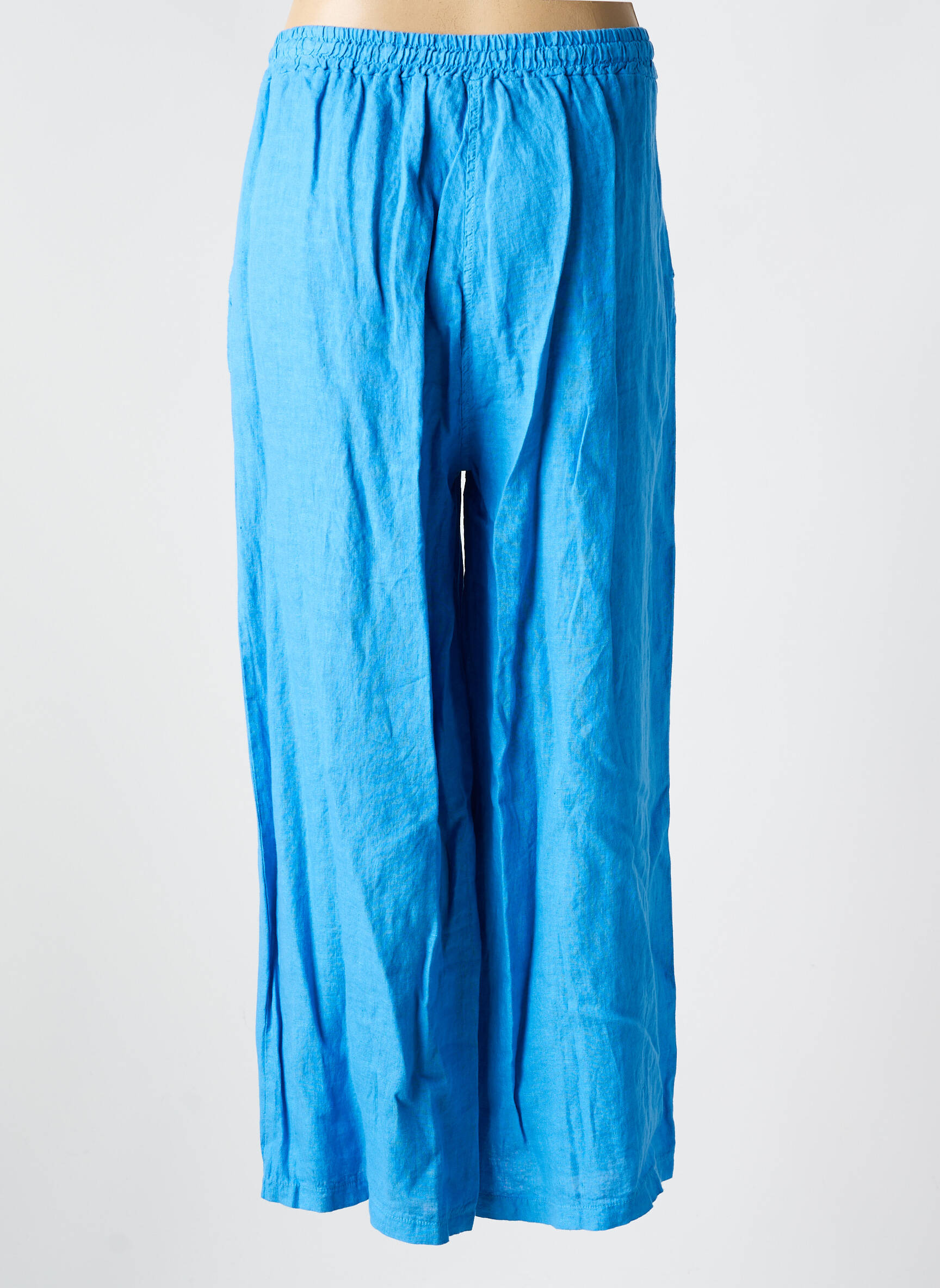 Platus kelnes krepos audinys normala dydis mėlyna LA FEE MARABOUTEE moteris