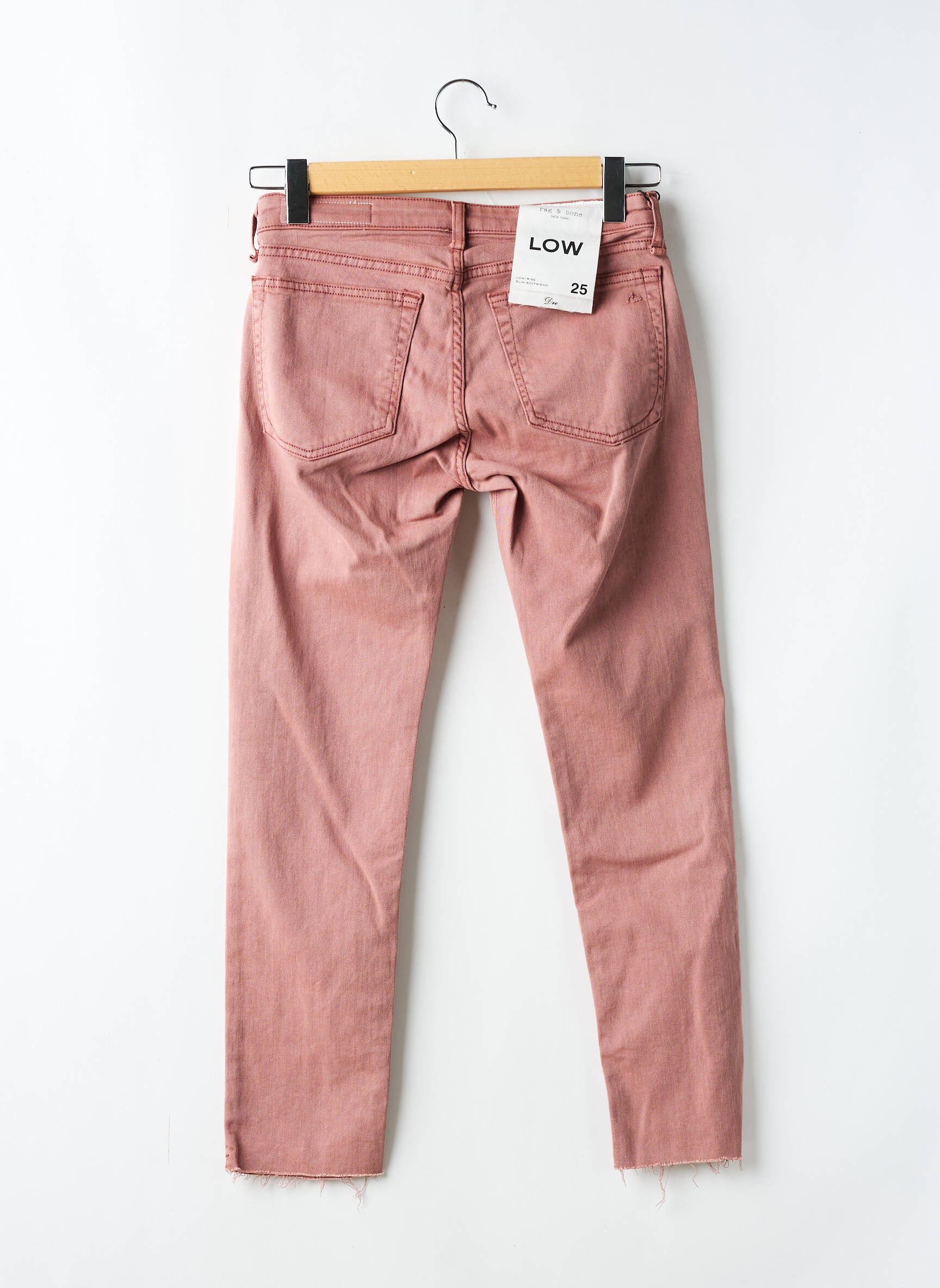 Lieknos kelnės kišenės rožinė RAG & BONE moteris