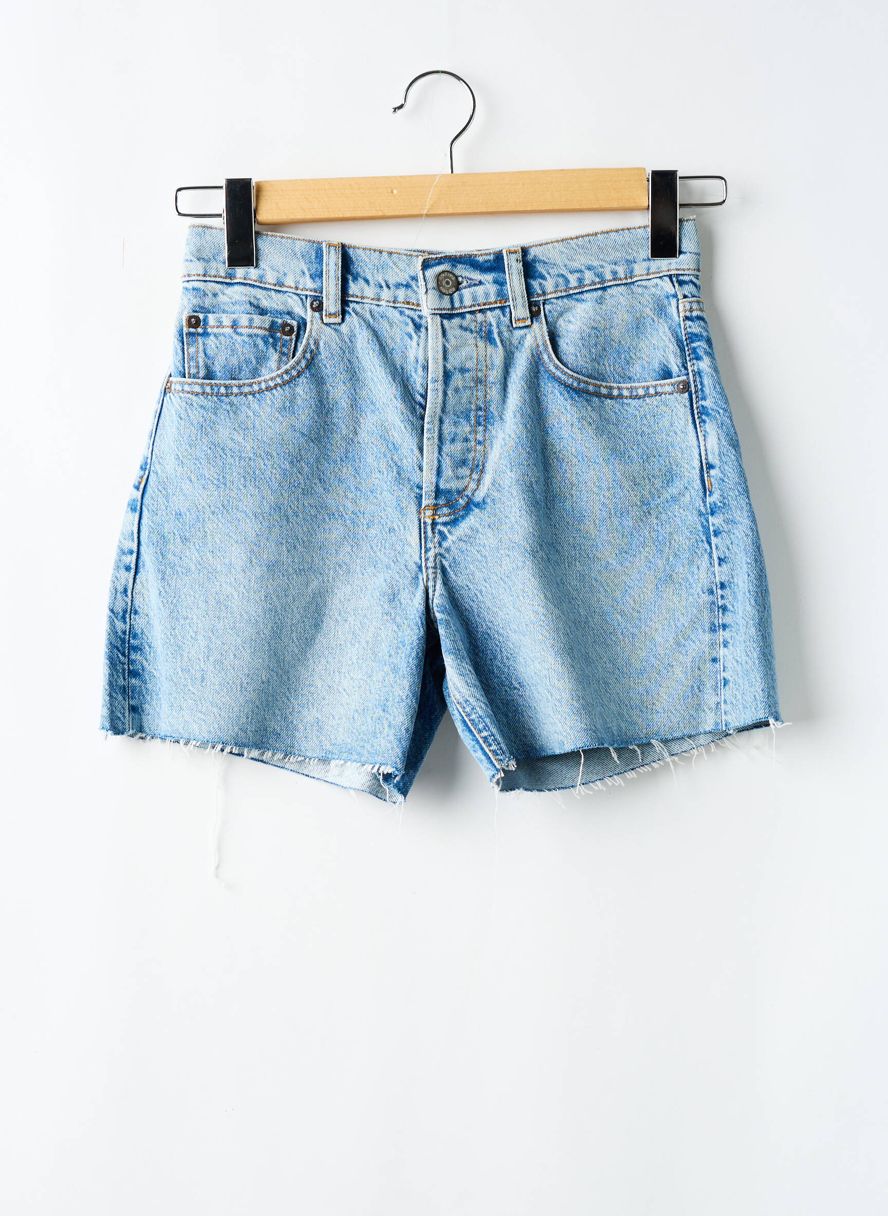 Šortas denimo audinys mėlyna BOYISH moteris
