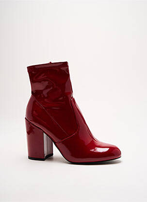 Batai/botai lygus medžiaga kulnas nuo 7 iki 9 cm raudona STEVE MADDEN moteris