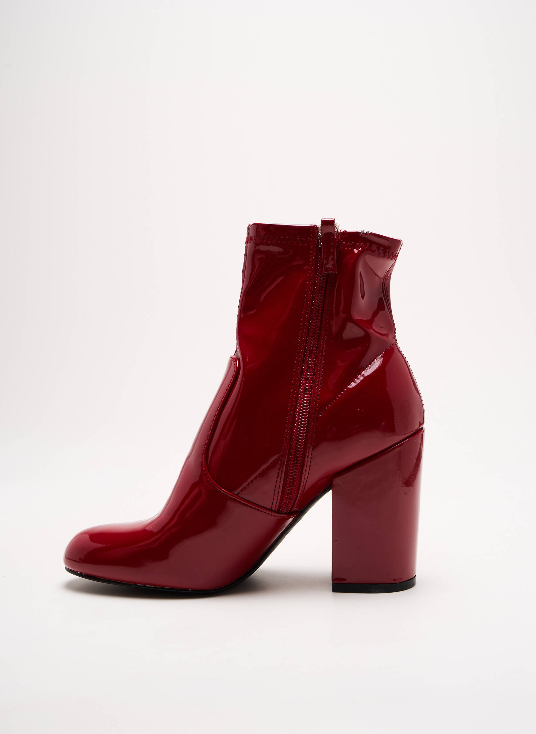 Batai/botai lygus medžiaga kulnas nuo 7 iki 9 cm raudona STEVE MADDEN moteris