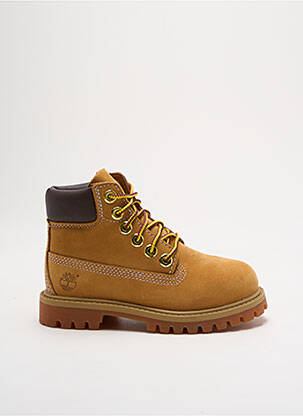Batai/botai satino audinys žemas kulnas geltona TIMBERLAND berniukas