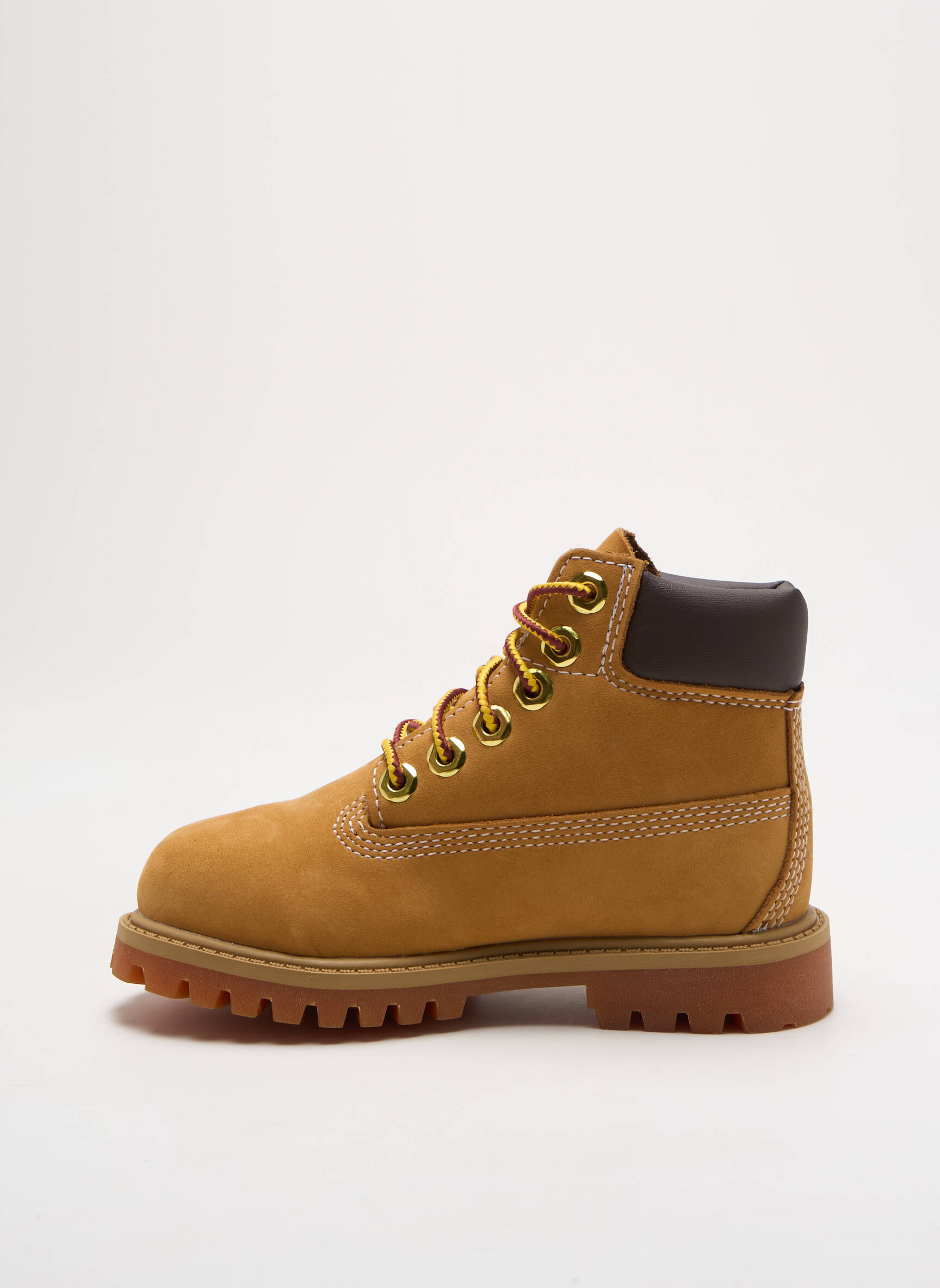 Batai/botai satino audinys žemas kulnas geltona TIMBERLAND berniukas