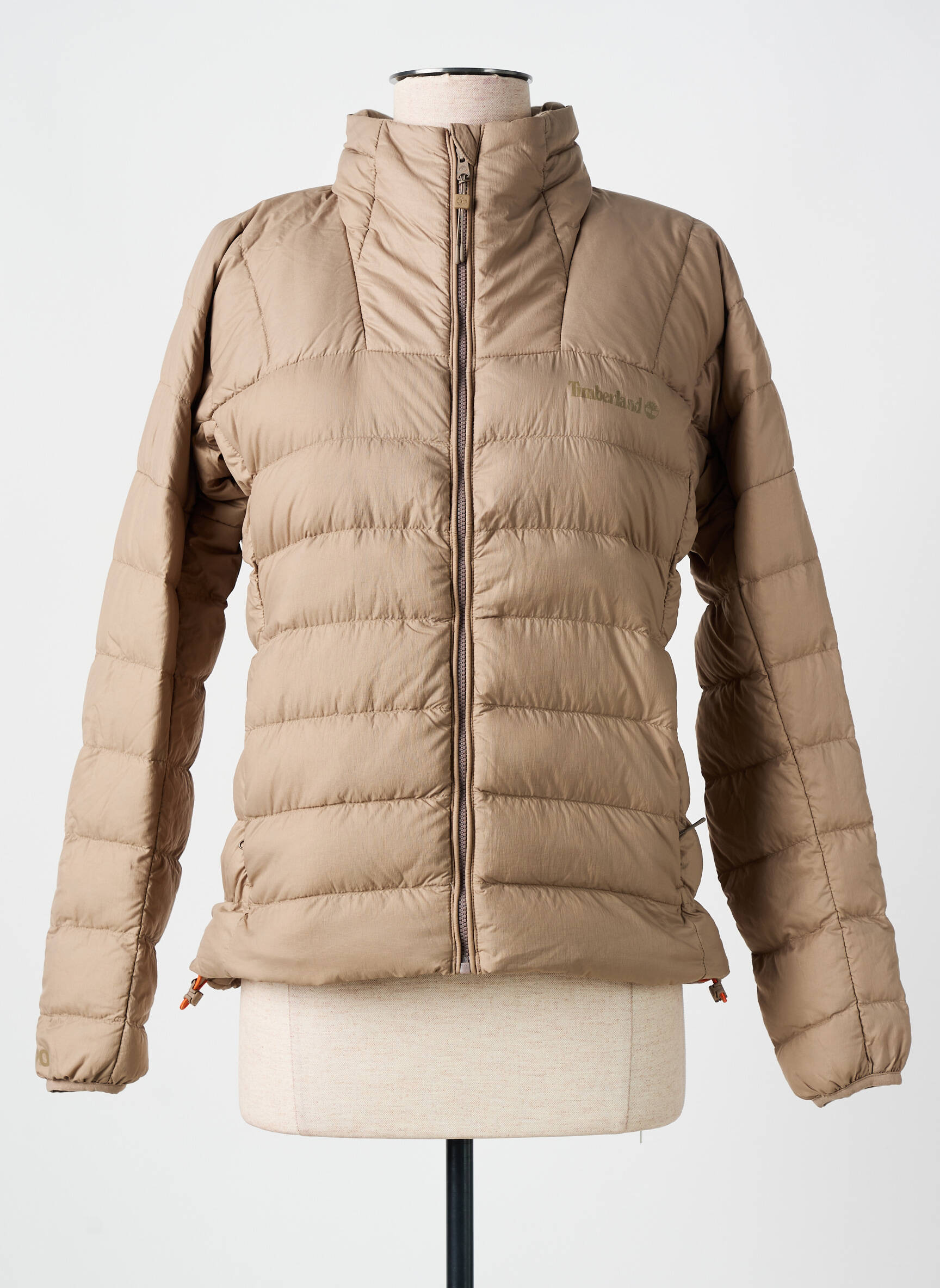 Pūkinė striukė ilgos rankovės be gobtuvų rudas TIMBERLAND moteris