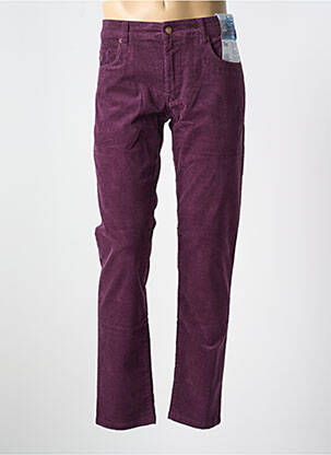 Lieknos kelnės uždarymas su užtrauktuku po mygtuku uždengimu violetinis MEYER vyras