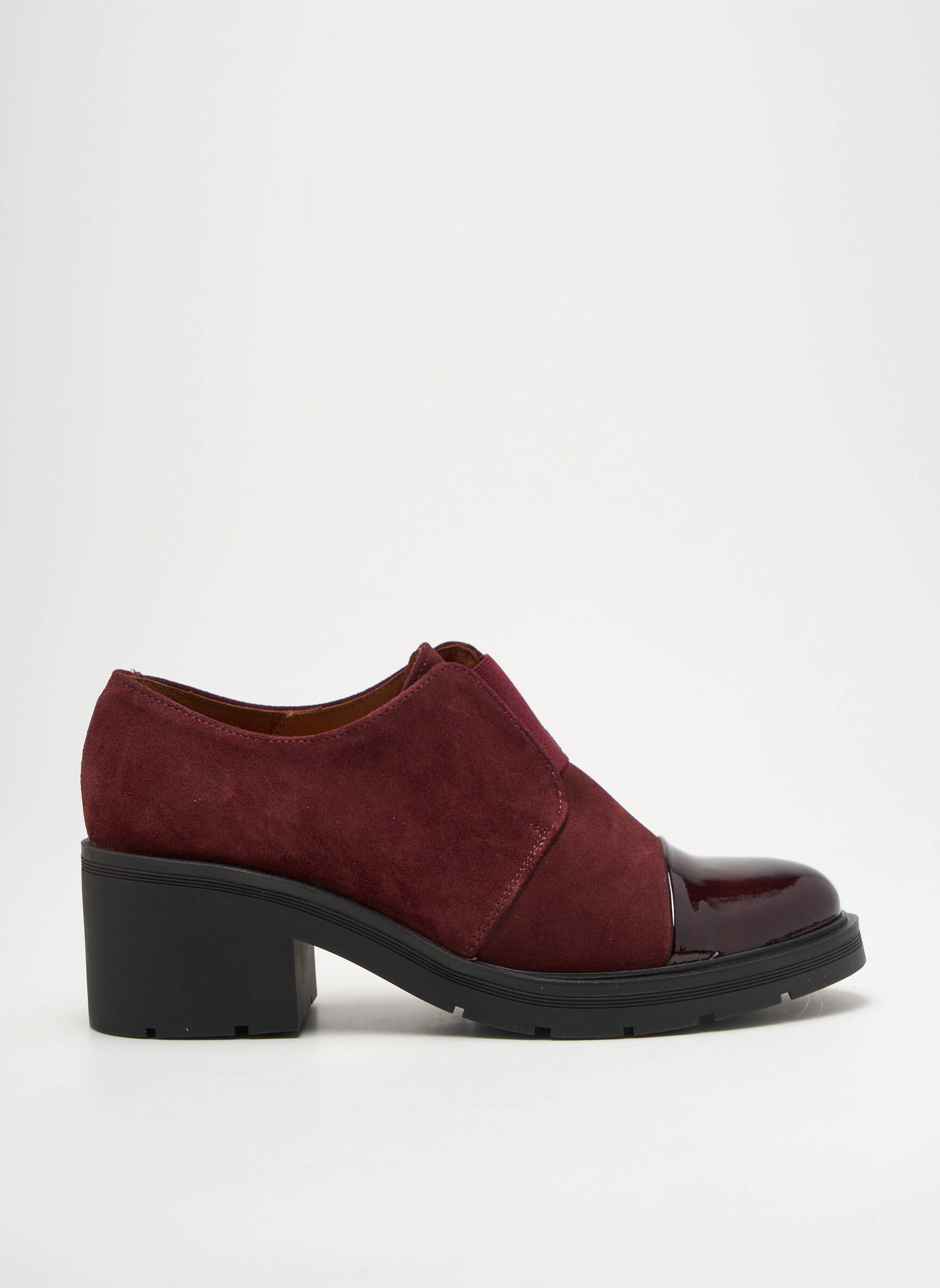 Derbiai nubuko audinys kulnas nuo 4 iki 6 cm violetinis MARROQUI SANCHEZ moteris