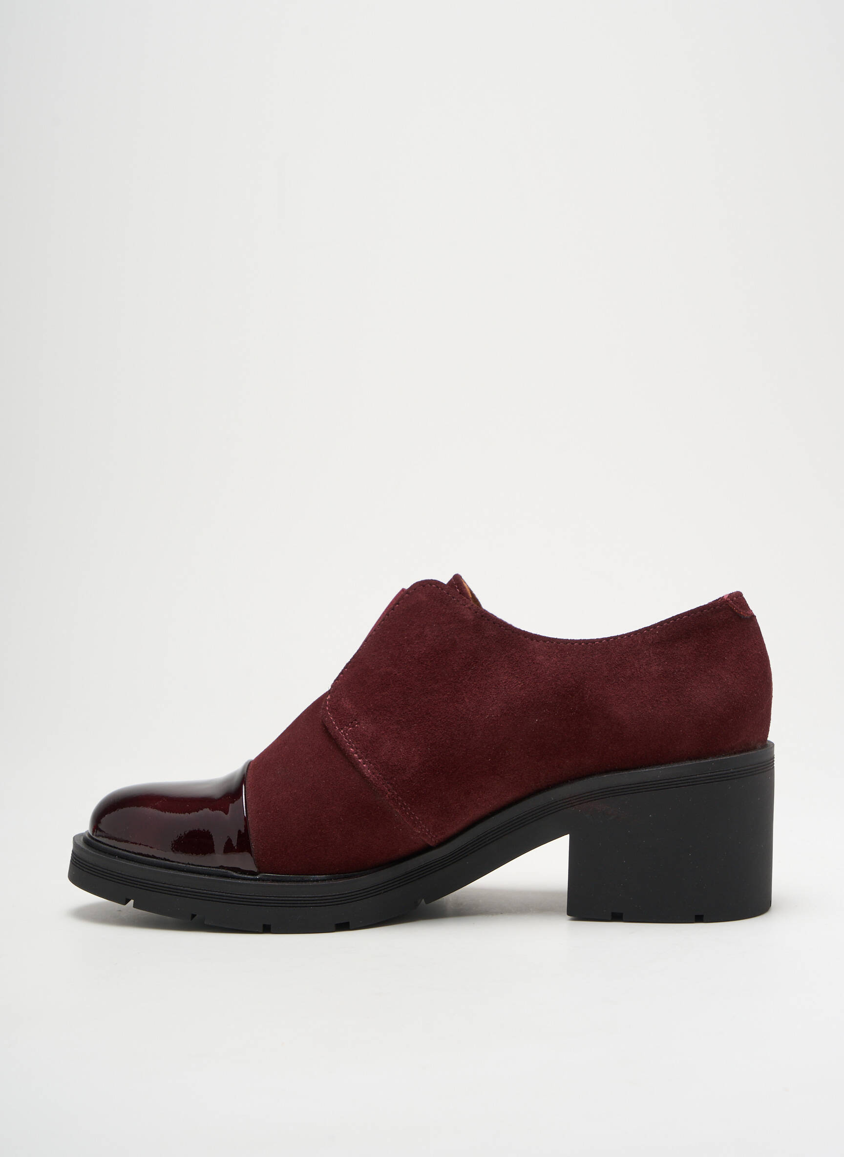 Derbiai nubuko audinys kulnas nuo 4 iki 6 cm violetinis MARROQUI SANCHEZ moteris