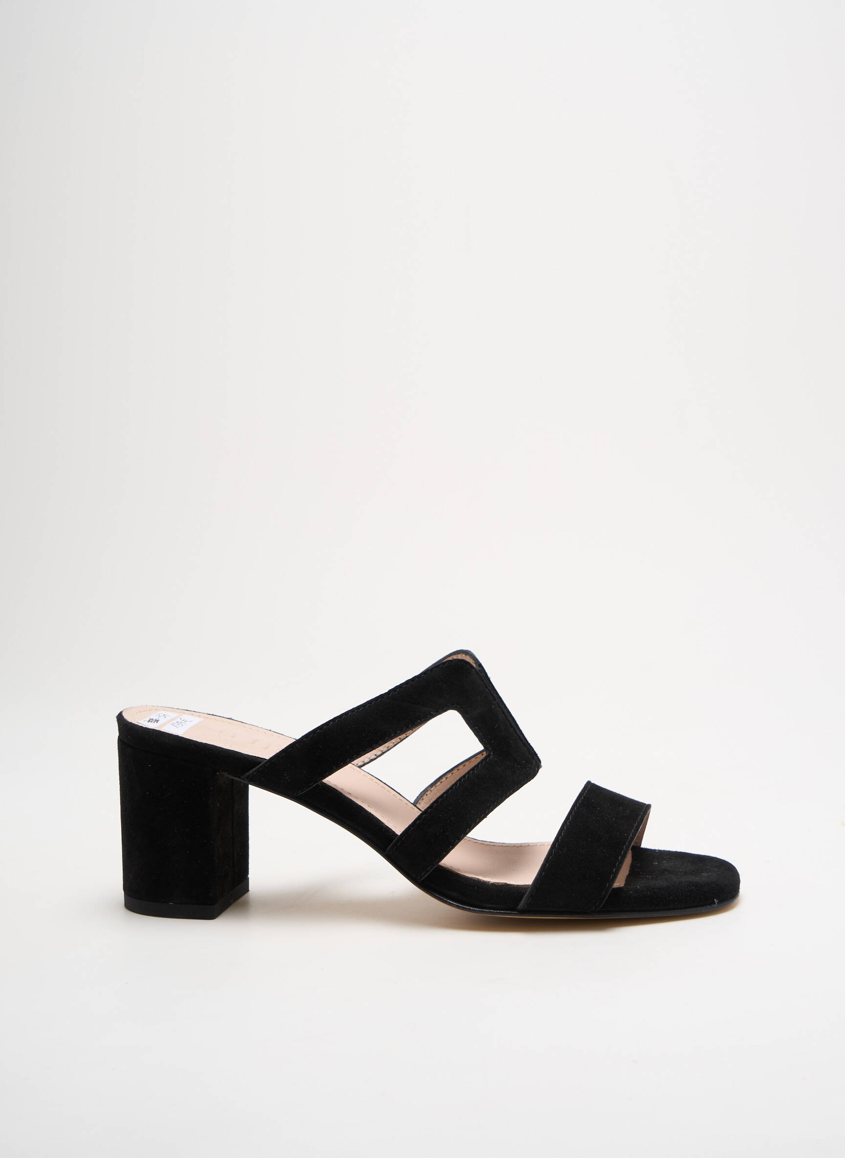 Mule/sabotai amortizuojančios pado tipas kulnas nuo 4 iki 6 cm juodas TRIVER FLIGHT moteris