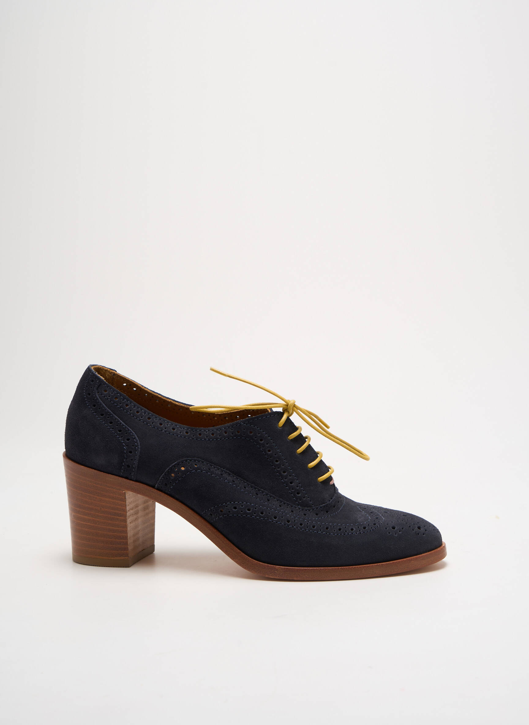 Derbiai nubuko audinys kulnas nuo 4 iki 6 cm mėlyna PAUL SMITH moteris