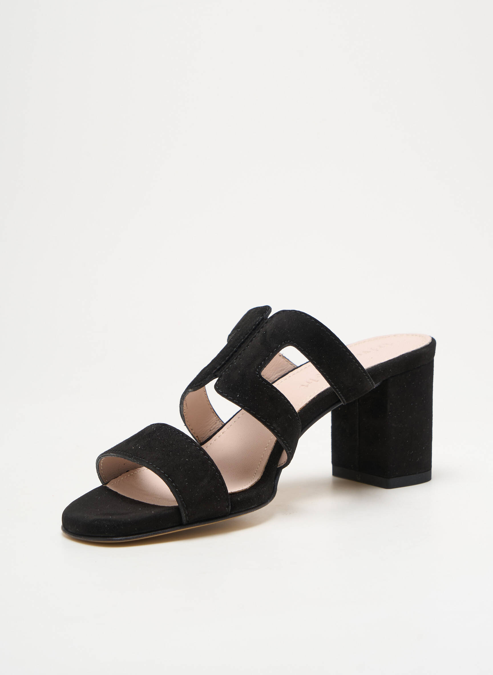 Mule/sabotai amortizuojančios pado tipas kulnas nuo 4 iki 6 cm juodas TRIVER FLIGHT moteris