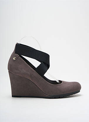 Aukštakulniai nubuko audinys kulnas nuo 7 iki 9 cm pilka CLARKS moteris