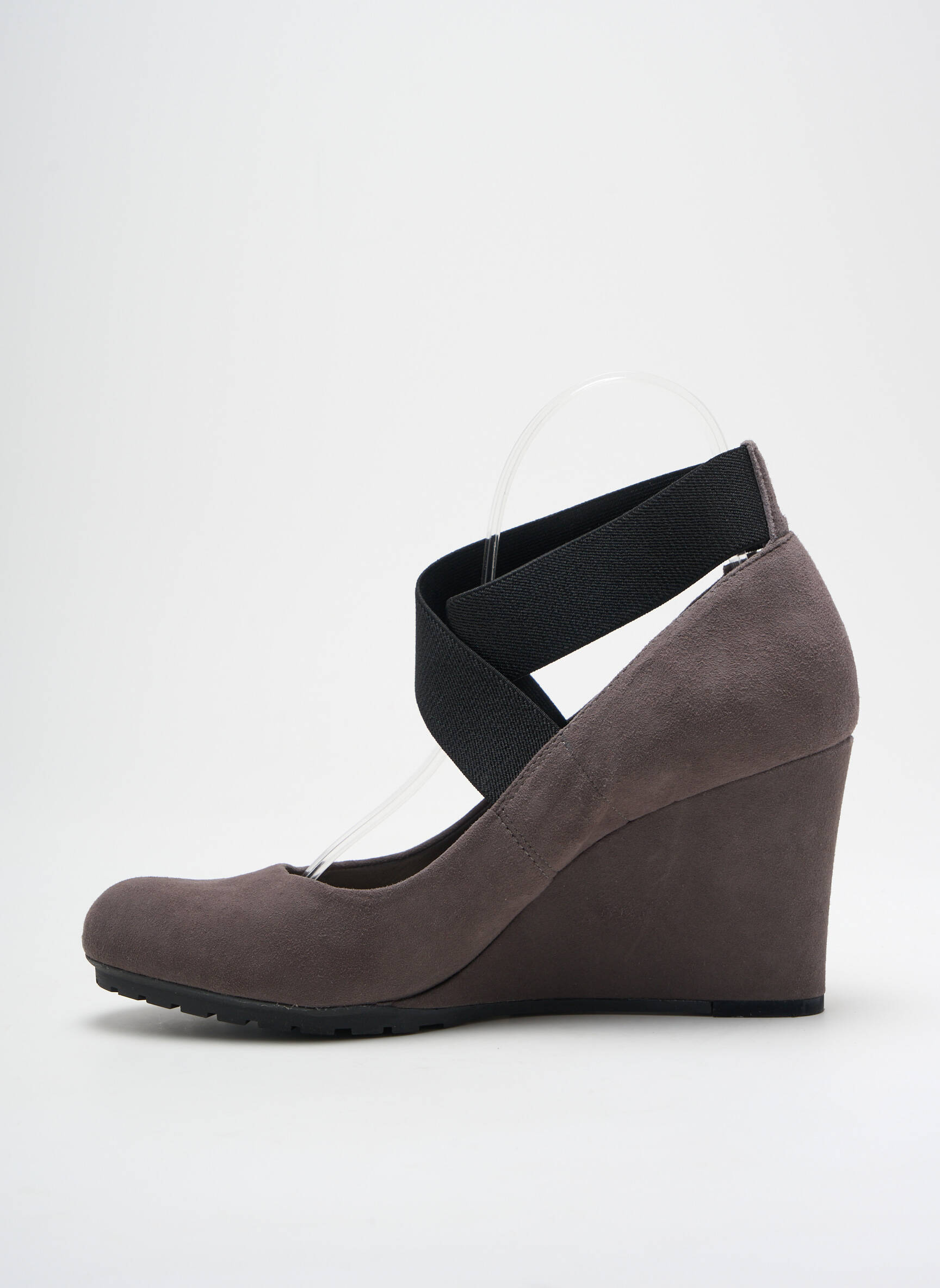 Aukštakulniai nubuko audinys kulnas nuo 7 iki 9 cm pilka CLARKS moteris