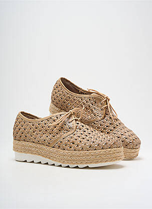 Espadrilės amortizuojančios pado tipas kulnas nuo 4 iki 6 cm bežinis DONNA PIU moteris
