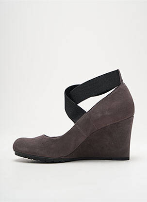 Aukštakulniai nubuko audinys kulnas nuo 7 iki 9 cm pilka CLARKS moteris