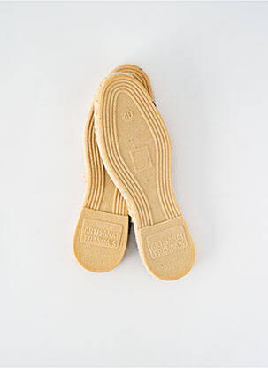 Espadrilės apvalus mygtukas plokščias kulnas iki 3 cm rudas ARTISANAT FRANCAIS moteris
