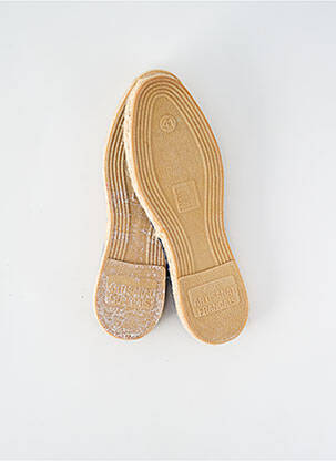 Espadrilės apvalus mygtukas plokščias kulnas iki 3 cm mėlyna ARTISANAT FRANCAIS moteris
