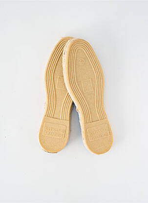 Espadrilės apvalus mygtukas plokščias kulnas iki 3 cm mėlyna ARTISANAT FRANCAIS moteris