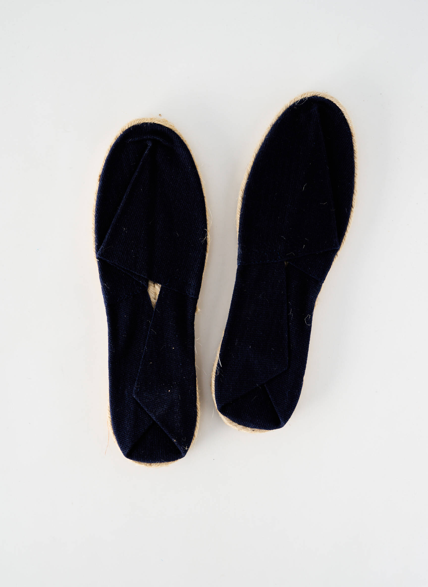 Espadrilės apvalus mygtukas plokščias kulnas iki 3 cm mėlyna ARTISANAT FRANCAIS moteris