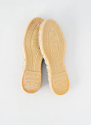 Espadrilės apvalus mygtukas plokščias kulnas iki 3 cm pilka ARTISANAT FRANCAIS moteris