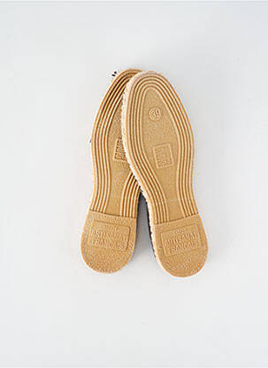 Espadrilės apvalus mygtukas plokščias kulnas iki 3 cm rudas ARTISANAT FRANCAIS moteris