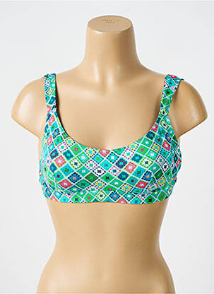 Maudymosi viršūnė tamprumas liemenėlės (moteriškos) mėlyna BIKINI BAR moteris