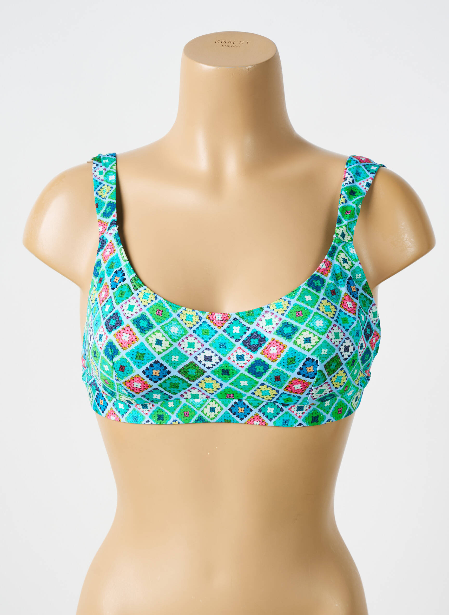 Maudymosi viršūnė tamprumas liemenėlės (moteriškos) mėlyna BIKINI BAR moteris