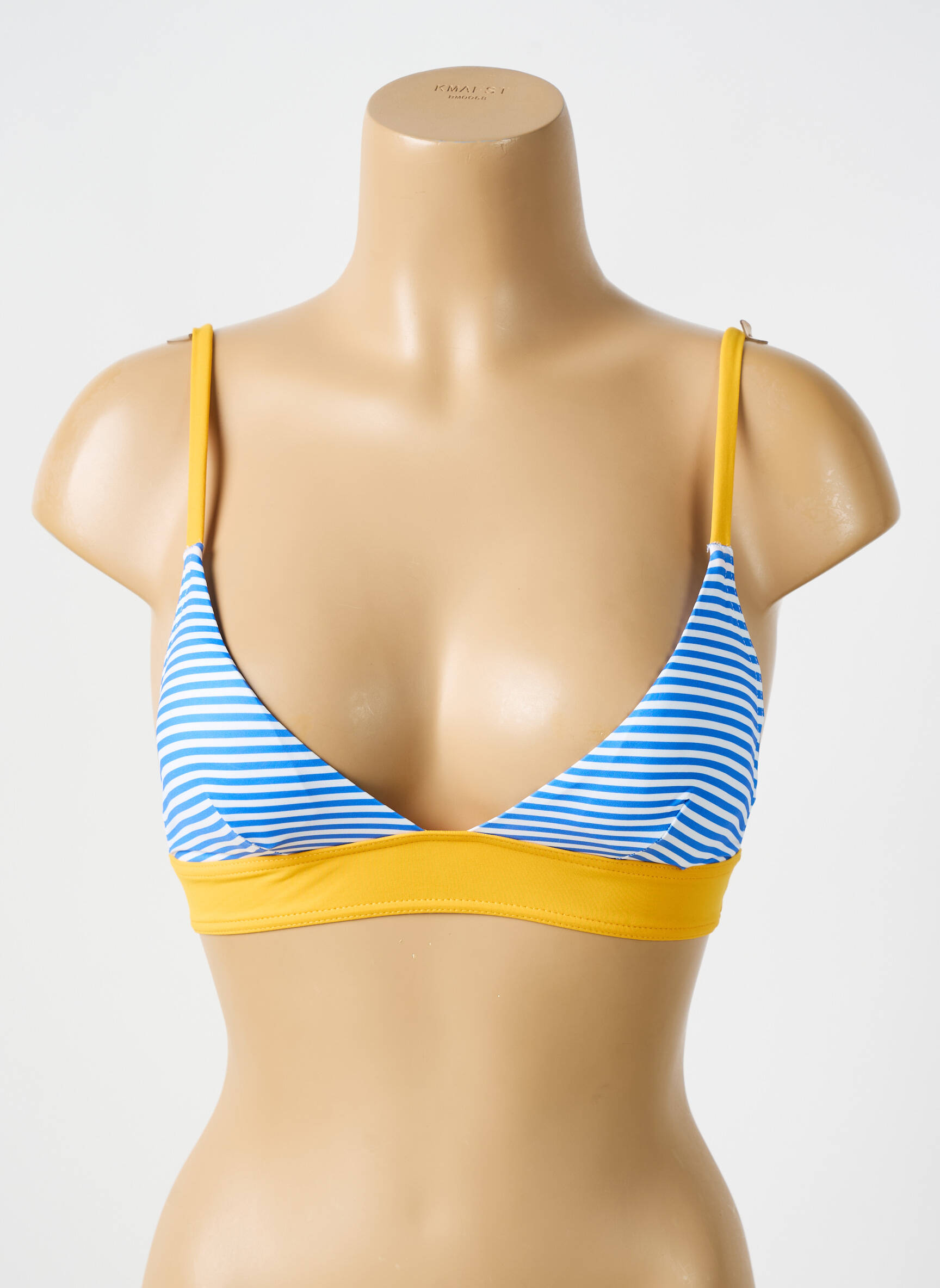 Maudymosi viršūnė tamprumas braletės mėlyna BIKINI BAR moteris