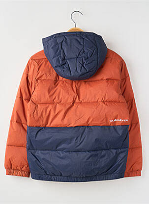 Pūkinė striukė kišenės su gobtuvu oranžinė QUIKSILVER berniukas