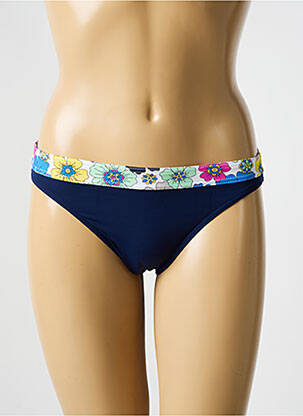 Maudymosi kelnaitės gėlių raštas kelnaitės mėlyna BIKINI BAR moteris