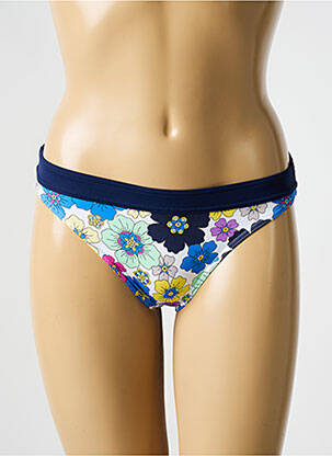 Maudymosi kelnaitės gėlių raštas kelnaitės mėlyna BIKINI BAR moteris