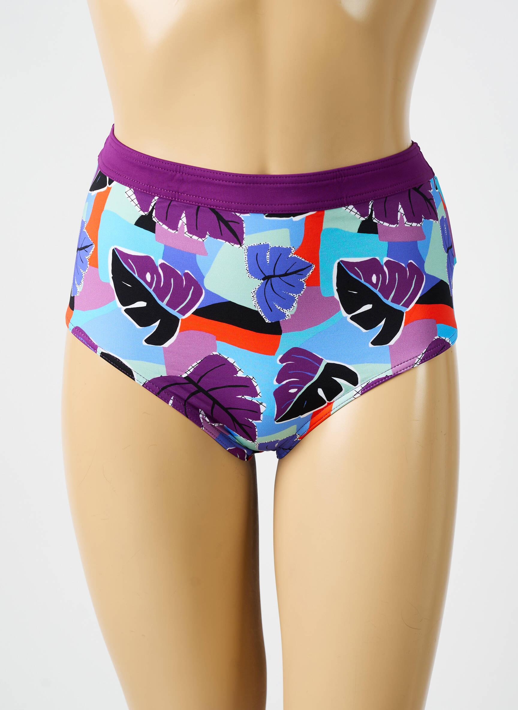 Maudymosi kelnaitės tiesioginis dažymas spausdinimas kelnaitės violetinis BIKINI BAR moteris