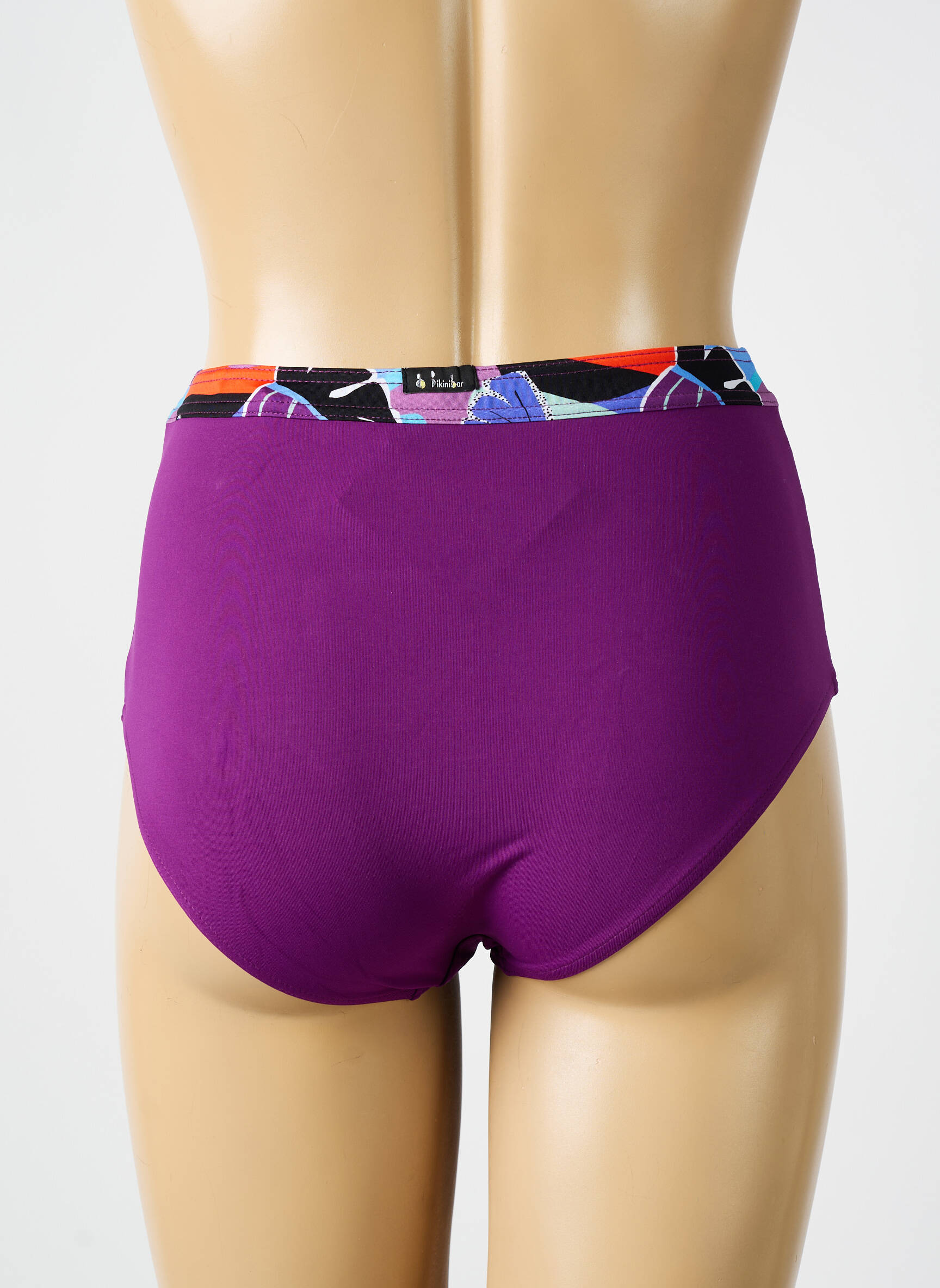 Maudymosi kelnaitės tamprumas kelnaitės violetinis BIKINI BAR moteris