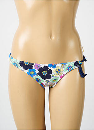 Maudymosi kelnaitės gėlių raštas bikini mėlyna BIKINI BAR moteris