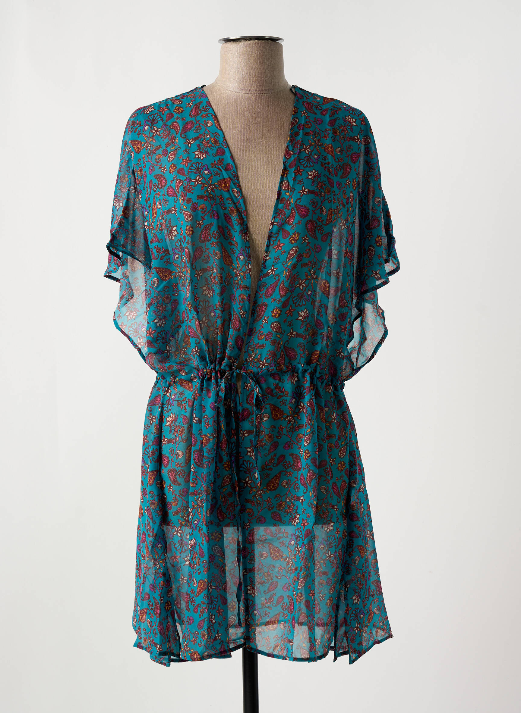 Kimono striukė col v mėlyna BIKINI BAR moteris