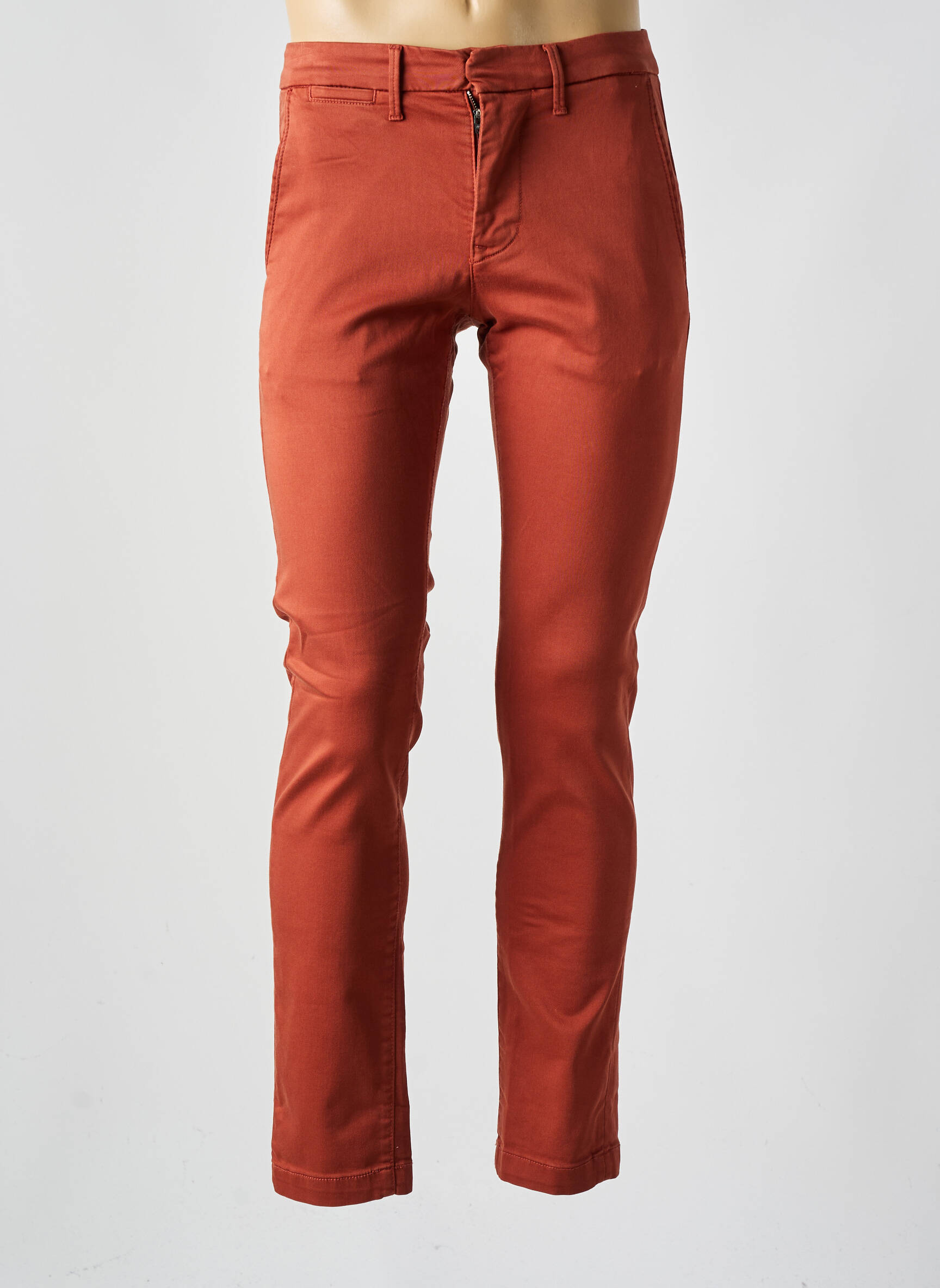 Chino kelnė užtrauktukas po atvartu su kabliu normala dydis oranžinė PEPE JEANS vyras